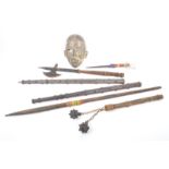 COLLECTION OF ASSORTED TRIBAL AND ETHNOGRAPHIC ITEMS