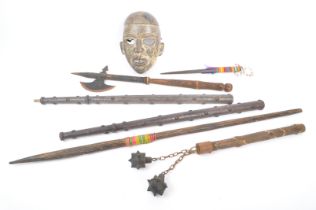 COLLECTION OF ASSORTED TRIBAL AND ETHNOGRAPHIC ITEMS