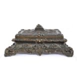 20TH CENTURY FRENCH BRONZE MATCH BOX