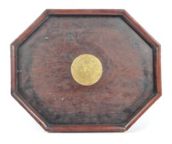 19TH / EARLY 20TH CENTURY CHINESE BRASS MOUNTED TRAY