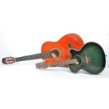 TWO VINTAGE ACOUSTIC GUITARS - ONE BY ASHBURY