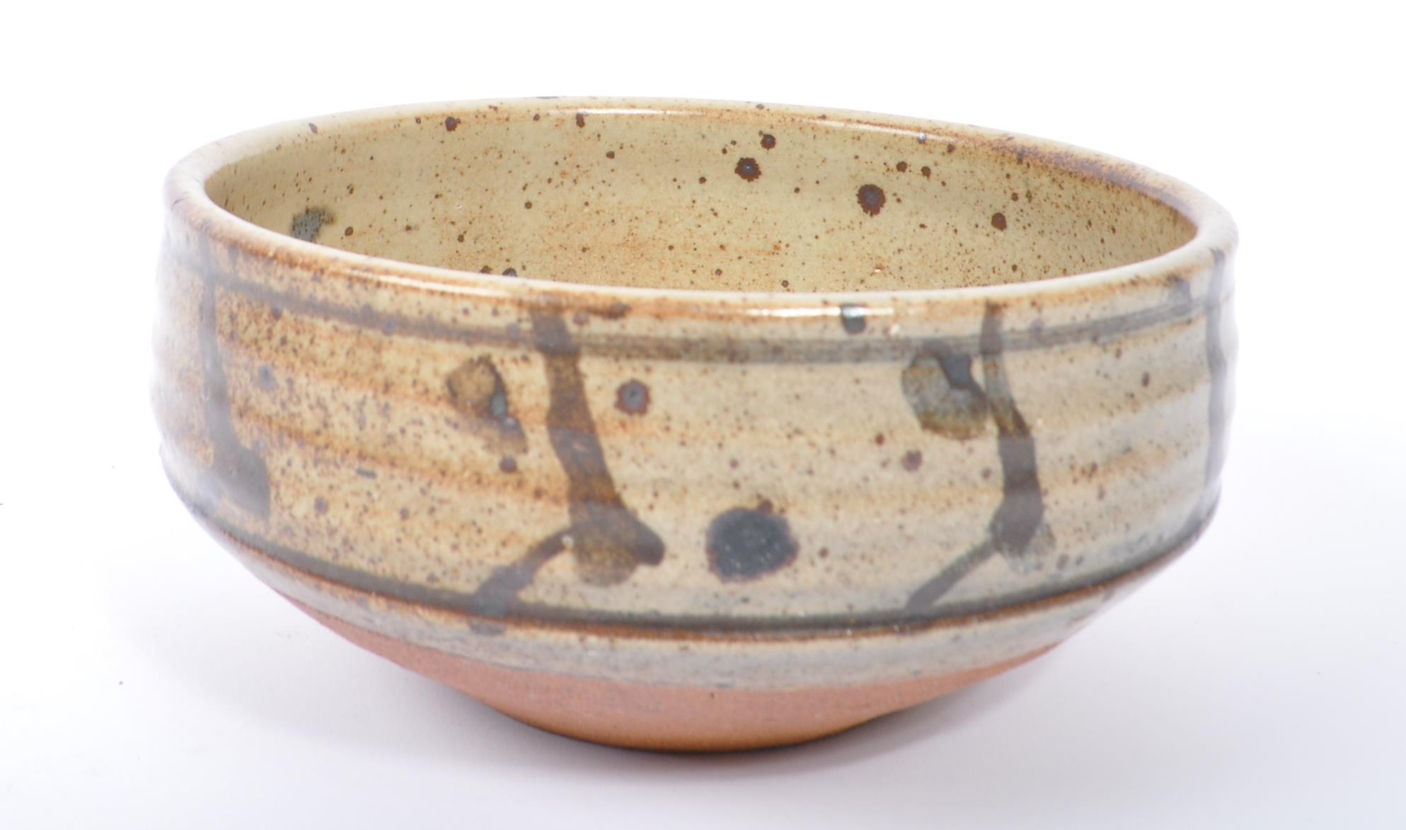 BERNARD LEACH - 20TH CENTURY STUDIO POTTERY STONEWARE BOWL