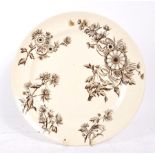 GEORGE JONES & SONS OVERTON - VICTORIAN DECORATIVE PLATE