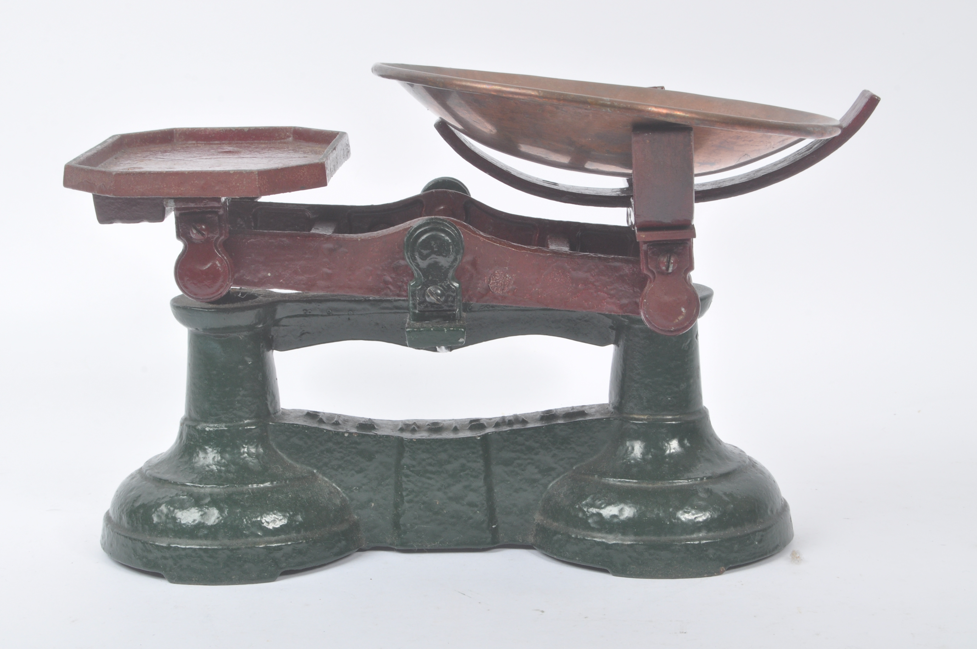 SET OF EARLY 20TH CENTURY CAST IRON WEIGHING SCALES - Image 6 of 10