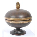 EARLY 20TH CENTURY TORTOISE SHELL DOME JEWELLERY BOX