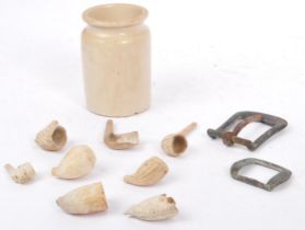 COLLECTION OF 19TH CENTURY CLAY PIPES