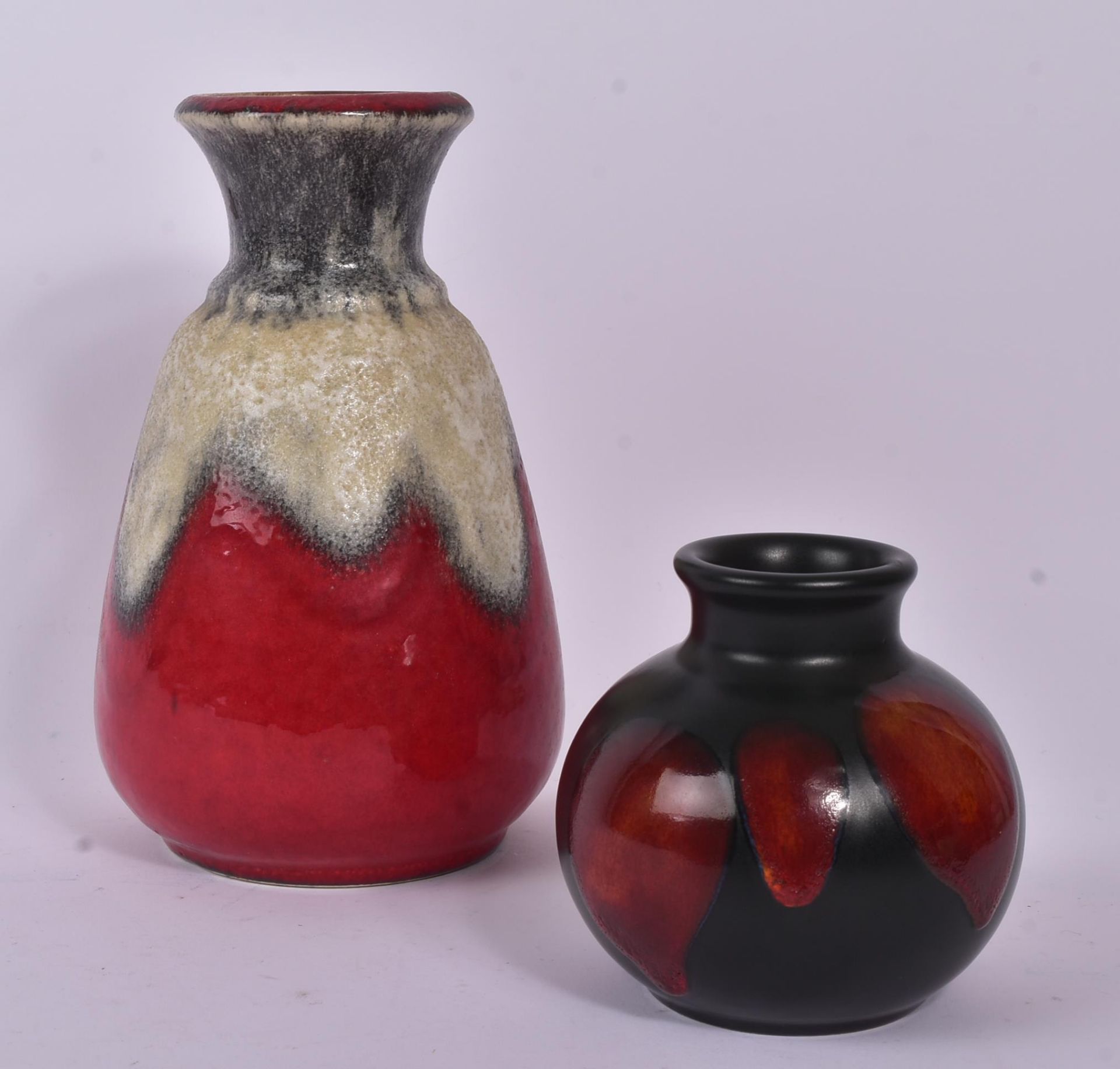 POOLE POTTERY & OTHER - TWO MID 20TH CENTURY CERAMIC VASES - Image 2 of 6