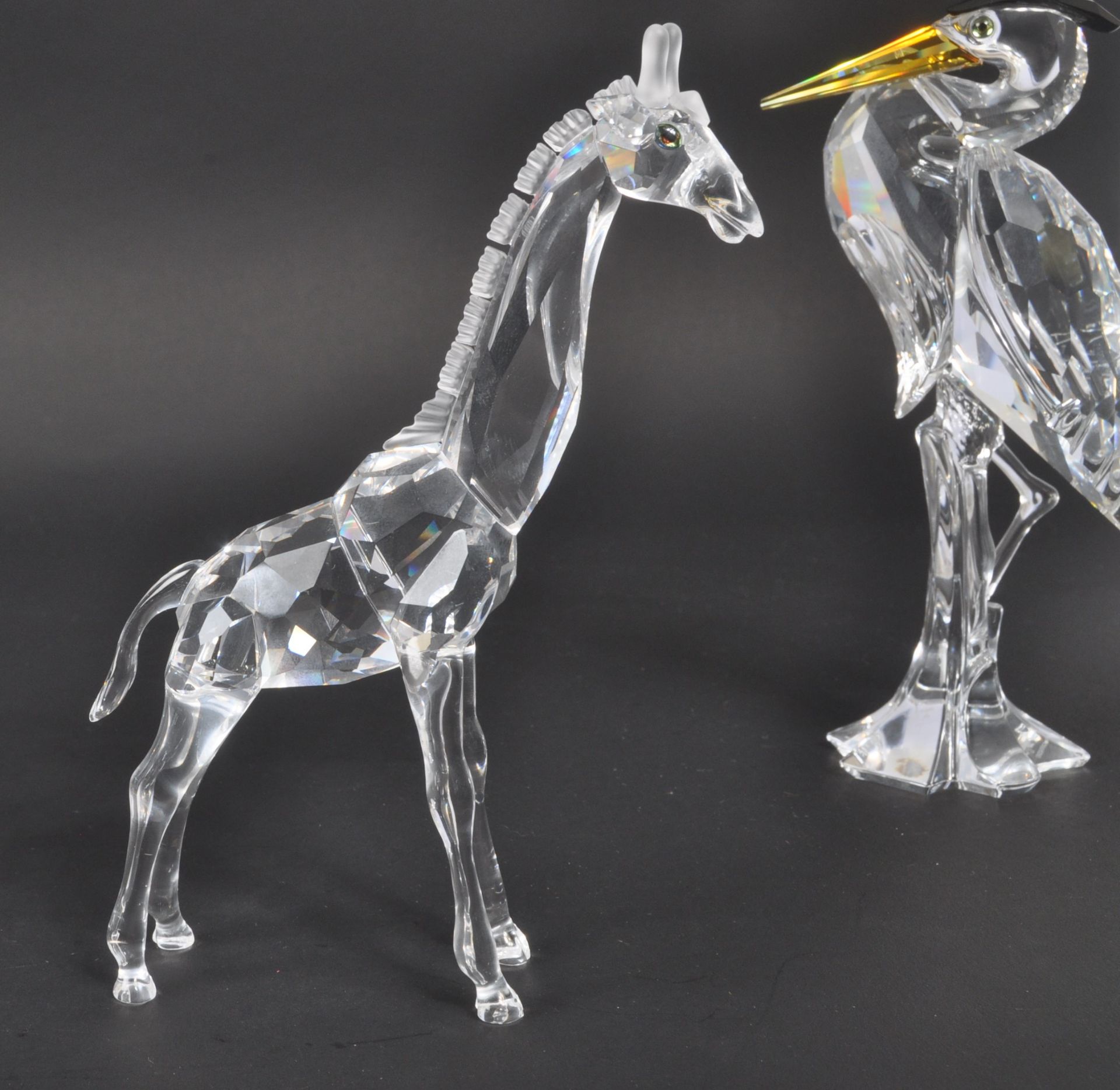 SWAROVSKI - FIVE SILVER CRYSTAL ANIMAL FIGURES - Bild 8 aus 9