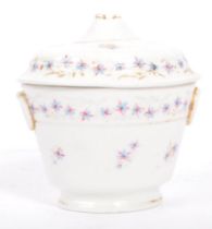 19TH CENTURY CROWN DERBY LIDDED TRINKET JEWELLERY POT