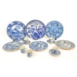 COLLECTION OF 19TH CENTURY & LATER BLUE AND WHITE CERAMICS