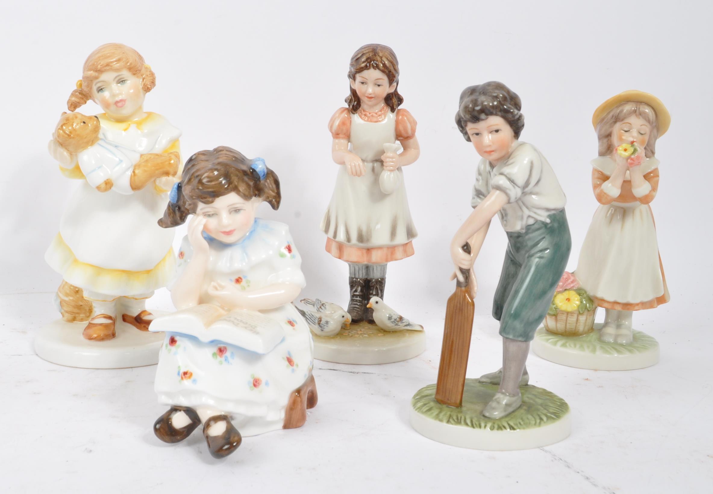 ROYAL DOULTON & ROYAL OSBORNE - COLLECTION OF CHINA FIGURES - Image 6 of 6