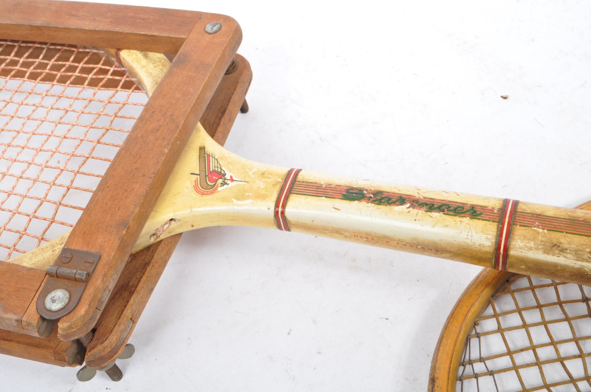 TWO MID 20TH CENTURY BRISTOLIAN TENNIS RACKETS - Bild 5 aus 5