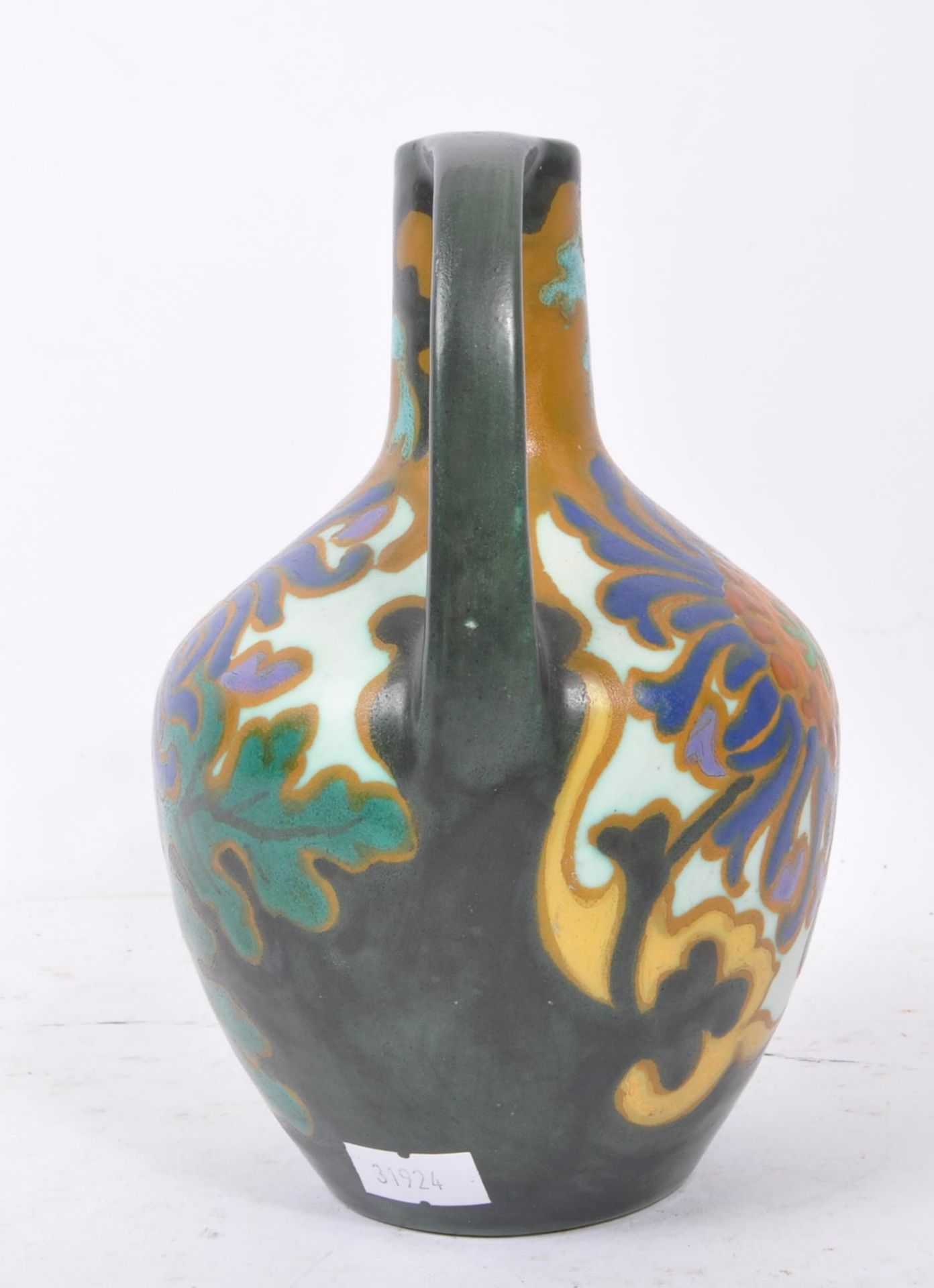 HOLLAND AMPHORA CHRISANT ART NOUVEAU VASE - Image 2 of 5