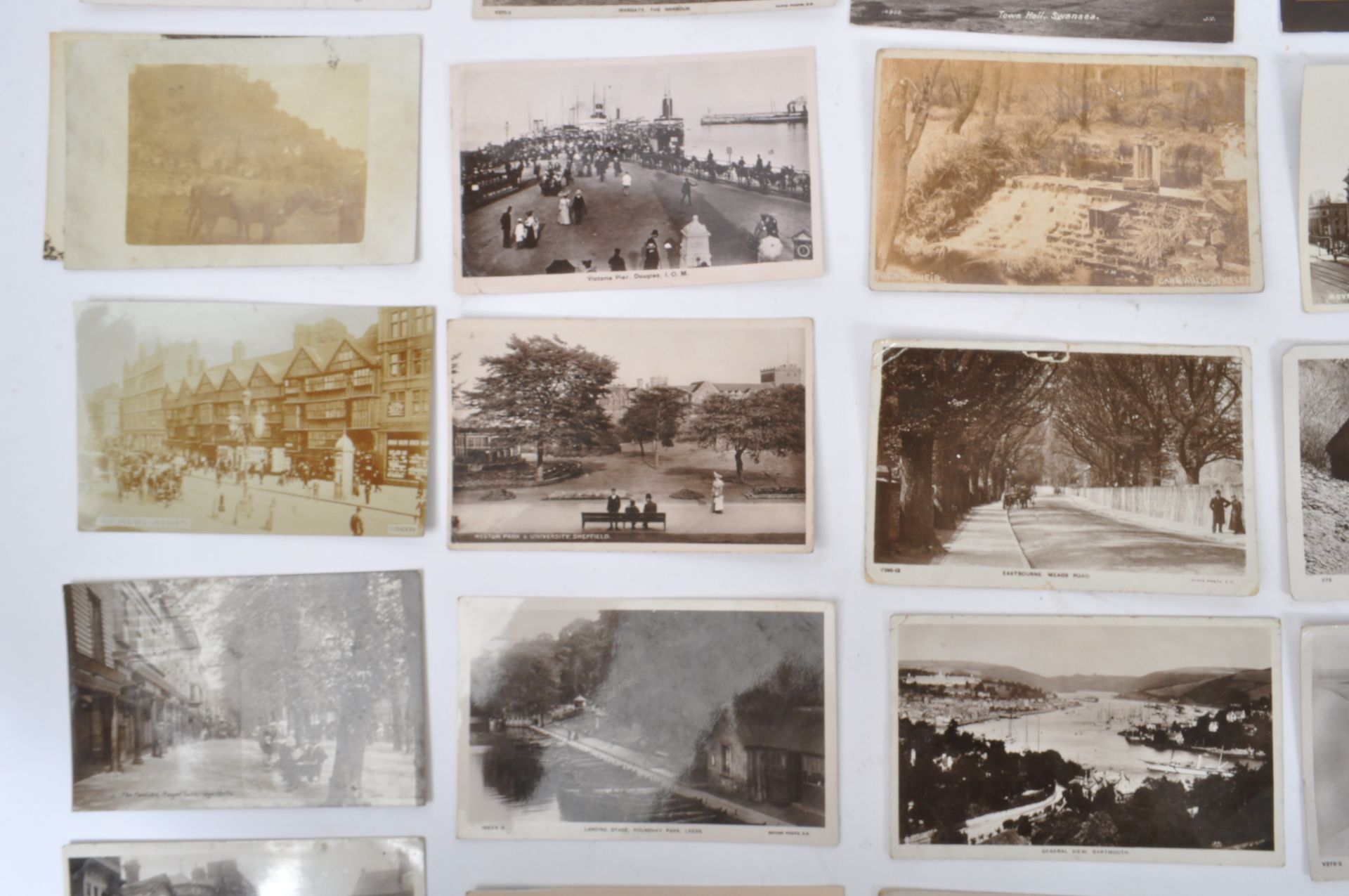 COLLECTION OF EDWARDIAN PHOTOGRAPHIC POSTCARDS - Image 8 of 14