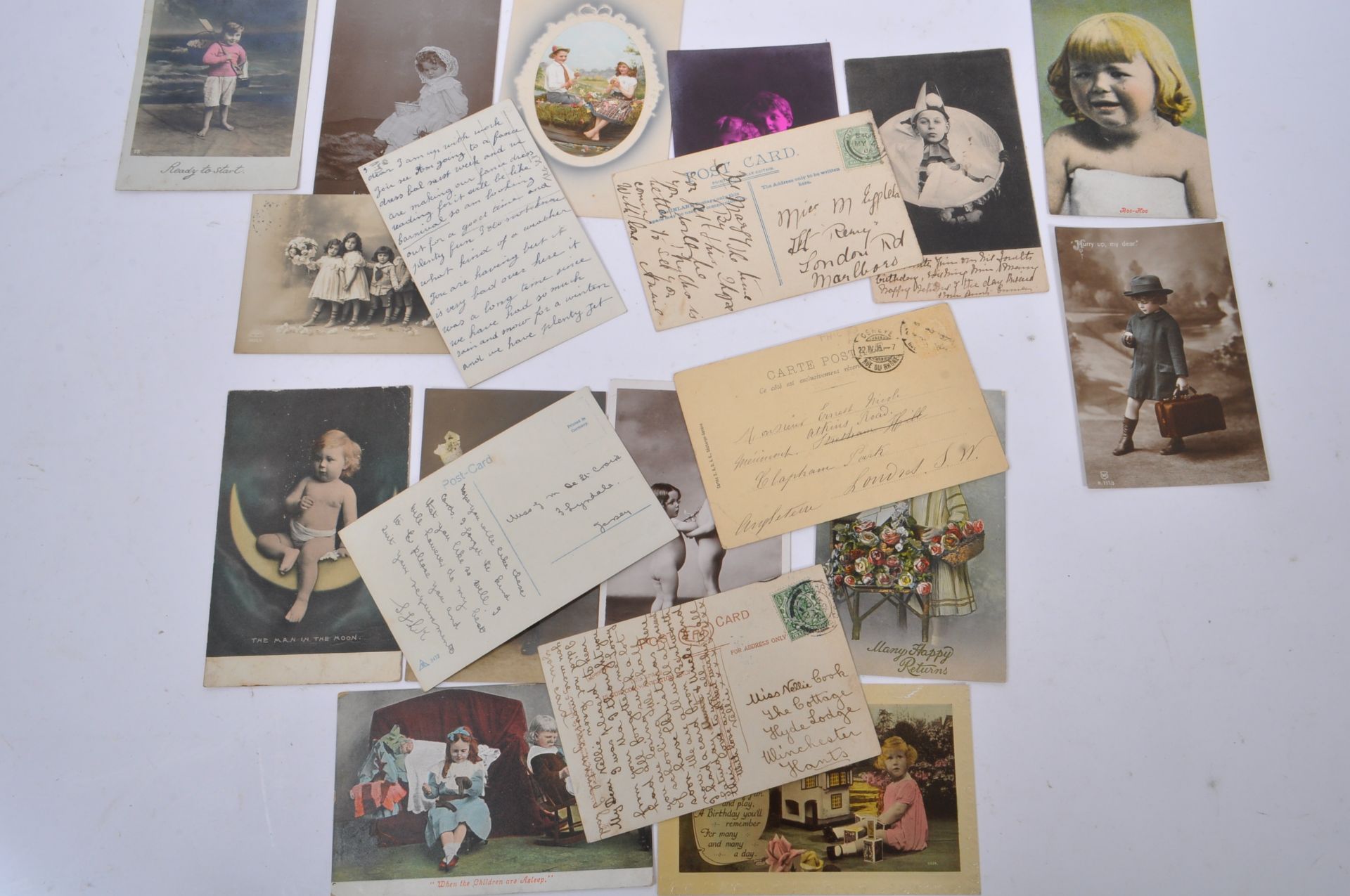 COLLECTION OF EARLY 20TH CENTURY POSTCARDS FT CHILDREN - Bild 6 aus 13