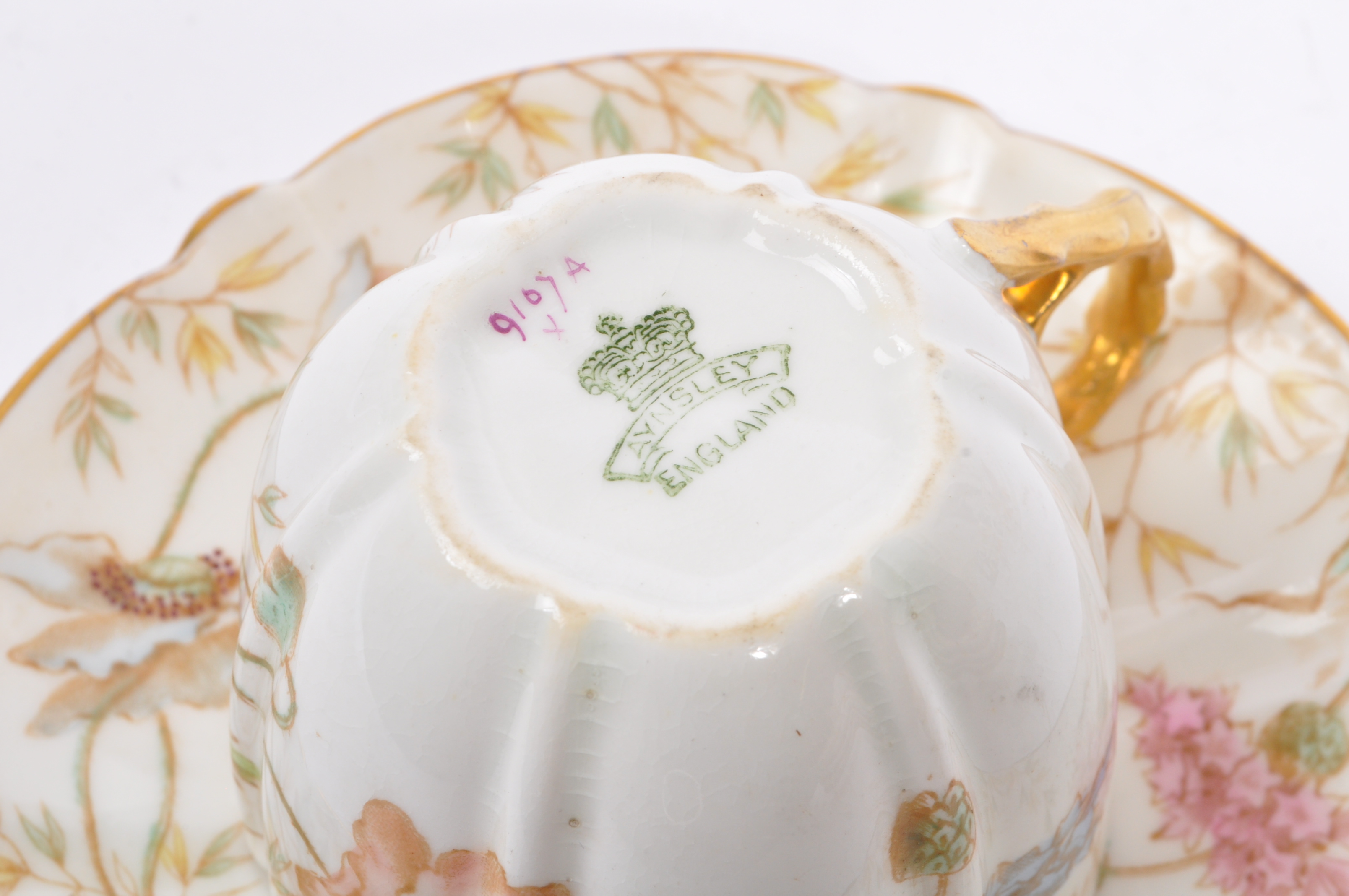 19TH CENTURY PORCELAIN CHINA STAFFORDSHIRE TEA SERVICE - Image 8 of 10