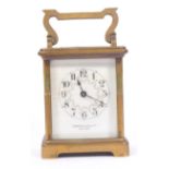 SHARMAN D NEILL - EDWARDIAN FRENCH CARRIAGE CLOCK