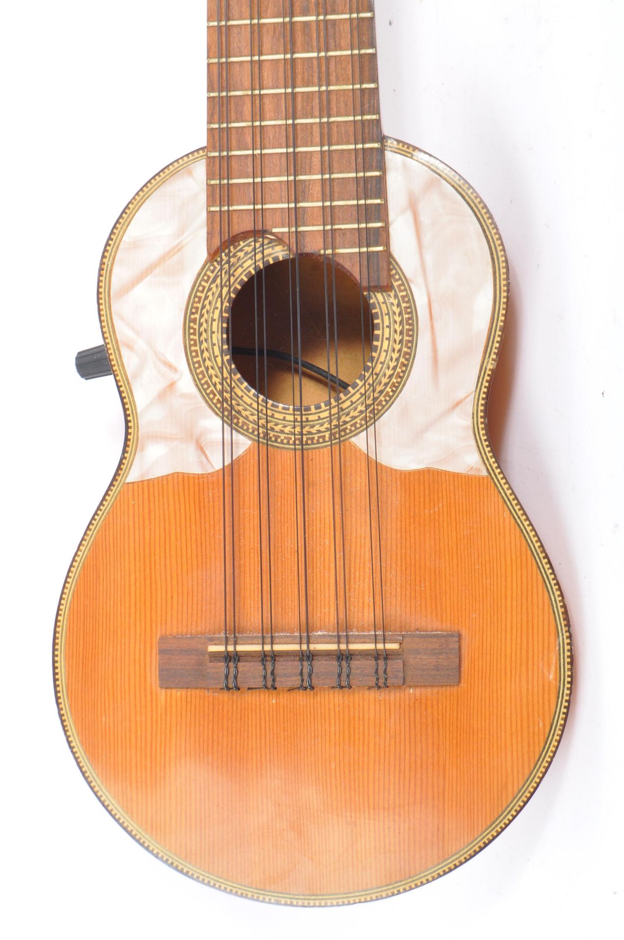 TEN STRING SOUTH AMERICAN ELECTRIC CHARANGO GUITAR - Image 2 of 6