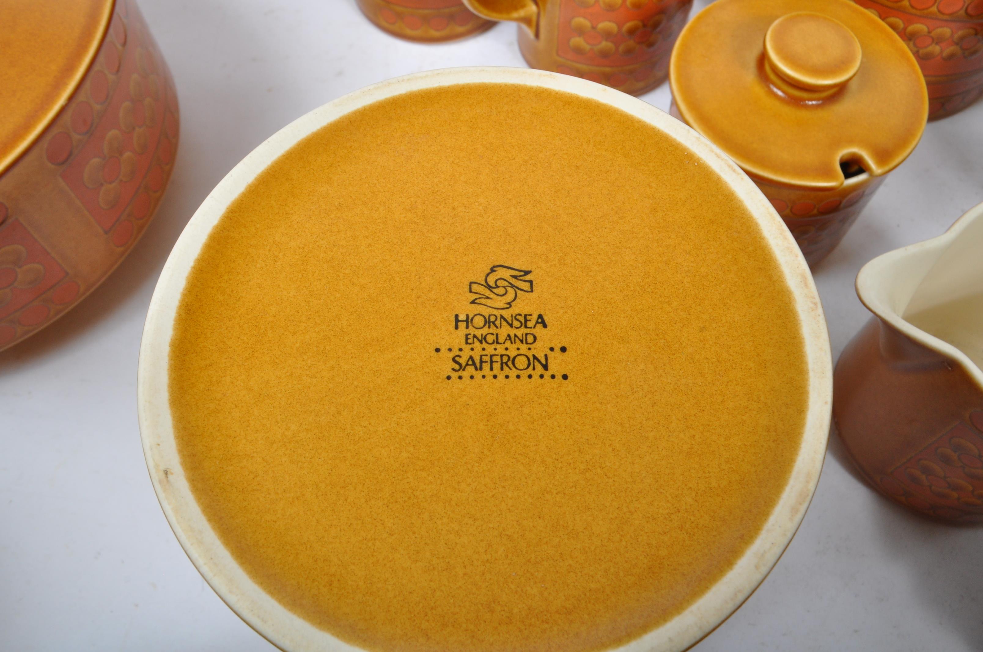 HORNSEA SAFFRON - LARGE COLLECTION OF TEA AND DINNER SERVICE - Image 7 of 8