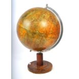 1940S GERMAN ROTATING DESKTOP WORLD GLOBE