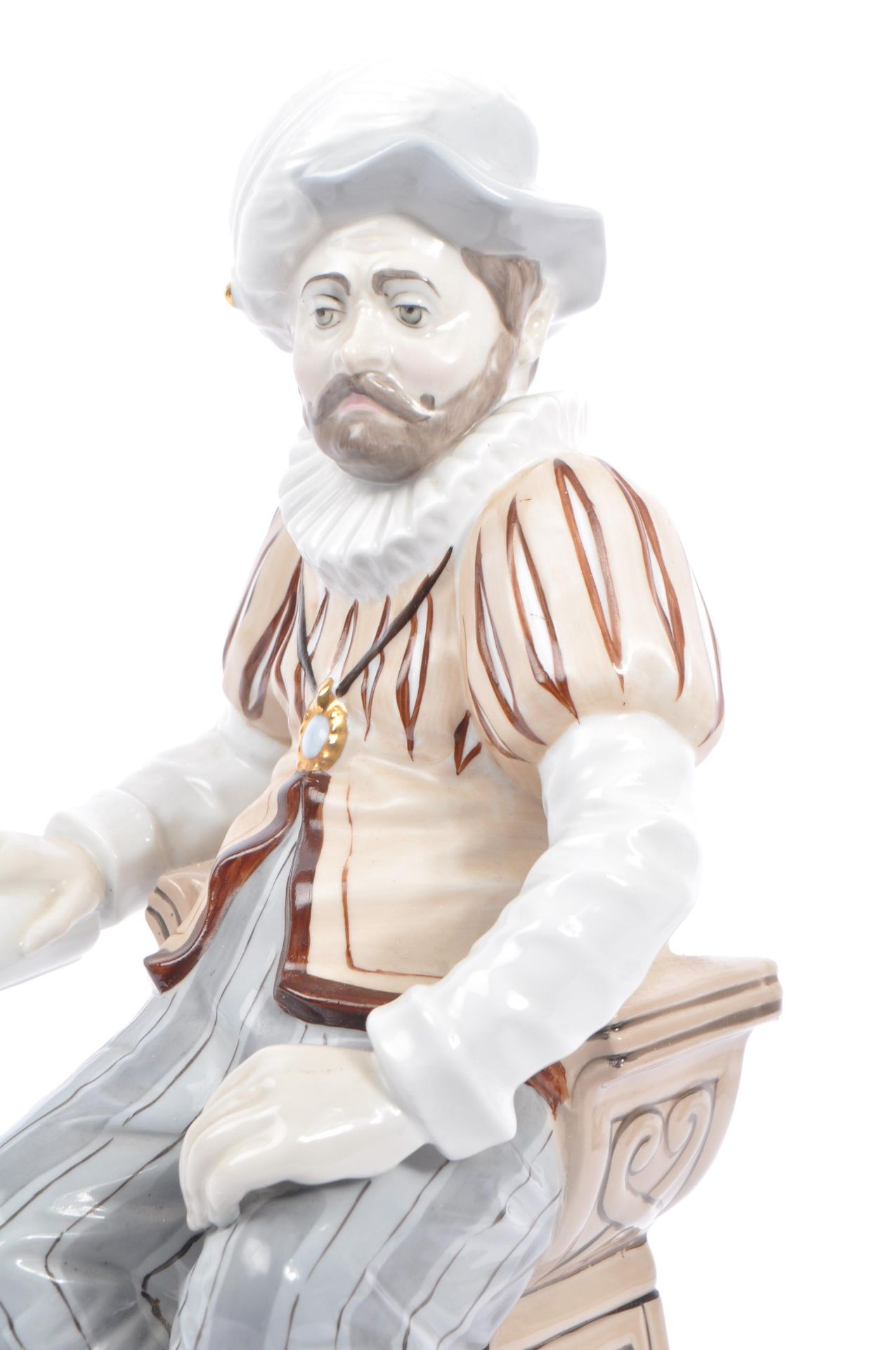 20TH CENTURY CAPODIMONTE PREACHING & D'ART SPAIN FIGURINES - Image 6 of 7