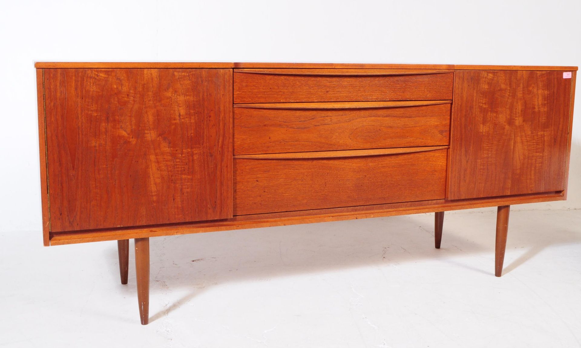 BRITISH MODERN DESIGN - MID CENTURY TEAK SIDEBOARD