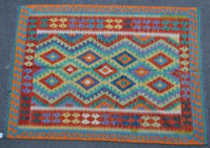 VINTAGE 20TH CENTURY ANATOLIAN TURKISH KILIM FLOOR RUG