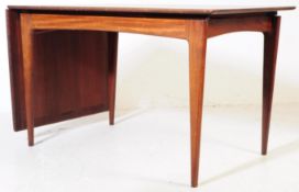 20TH CENTURY DANISH INFLUENCED TEAK DINING TABLE