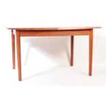 MID 20TH CENTURY DALESCRAFT TEAK EXTENDING DINING TABLE