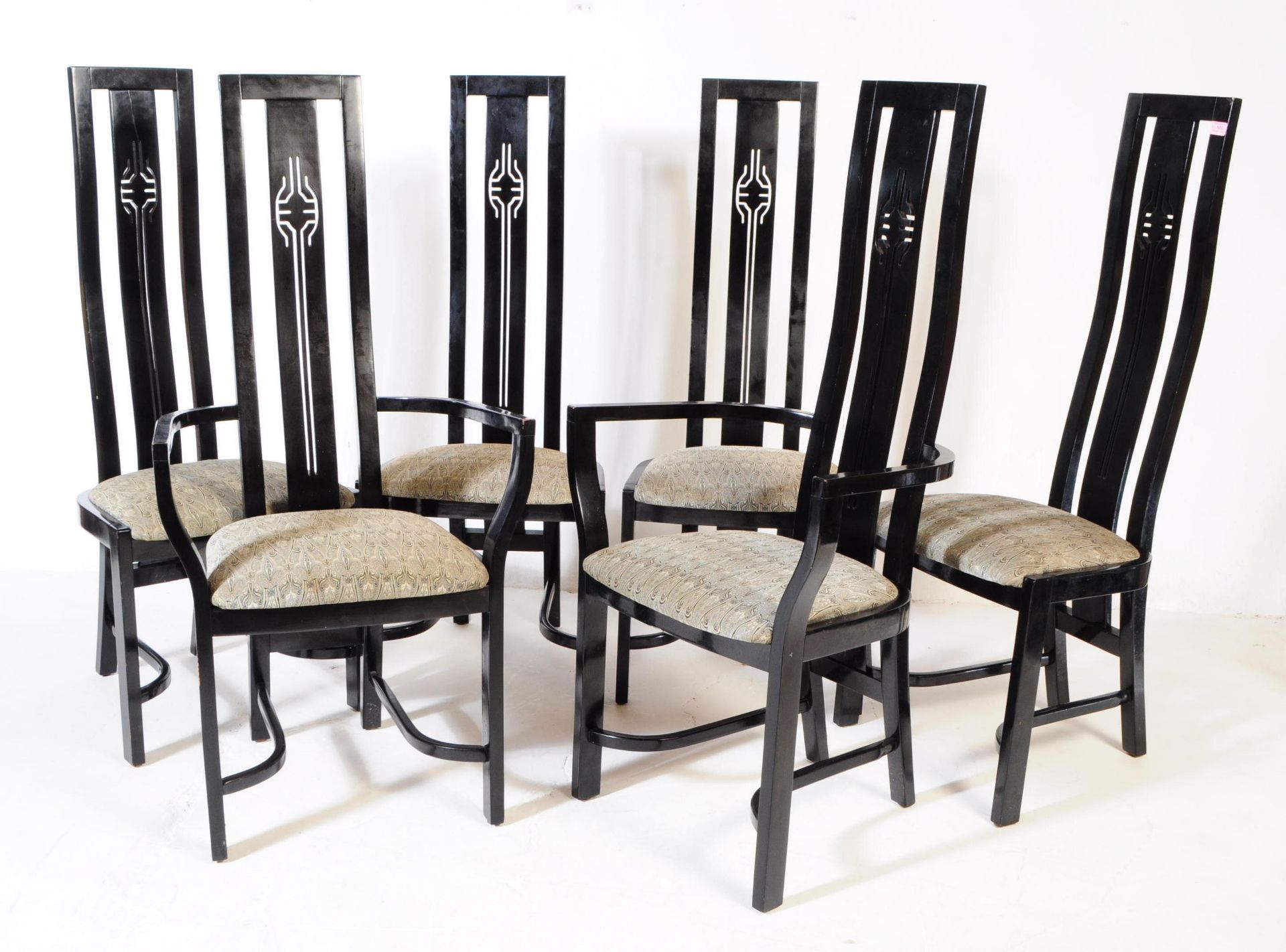 KESTERPORT - SIX CONTEMPORARY CHINESE INFLUENCE CHAIRS