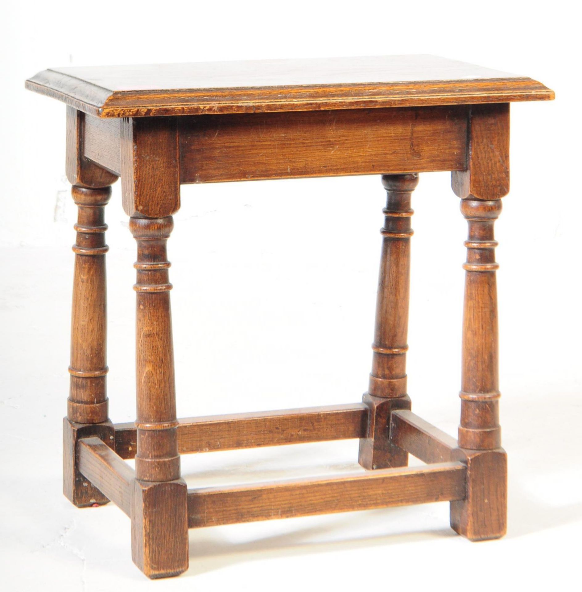 20TH CENTURY MAHOGANY OLD CHARM JOINT STOOL