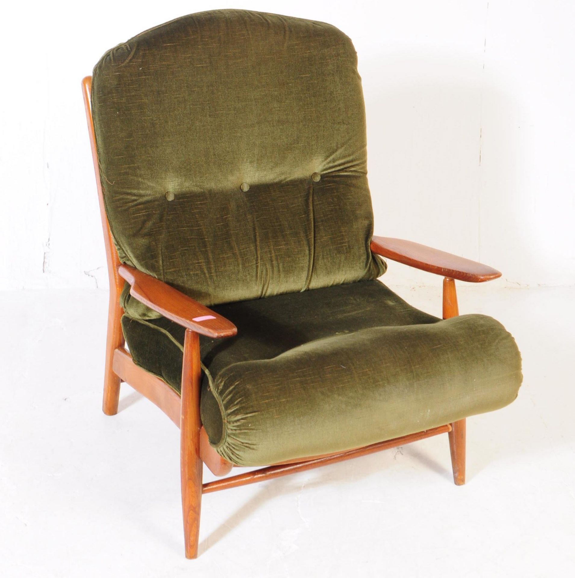 DANISH MODERN DESIGN - PAIR OF EASY LOUNGE ARMCHAIRS - Image 3 of 6