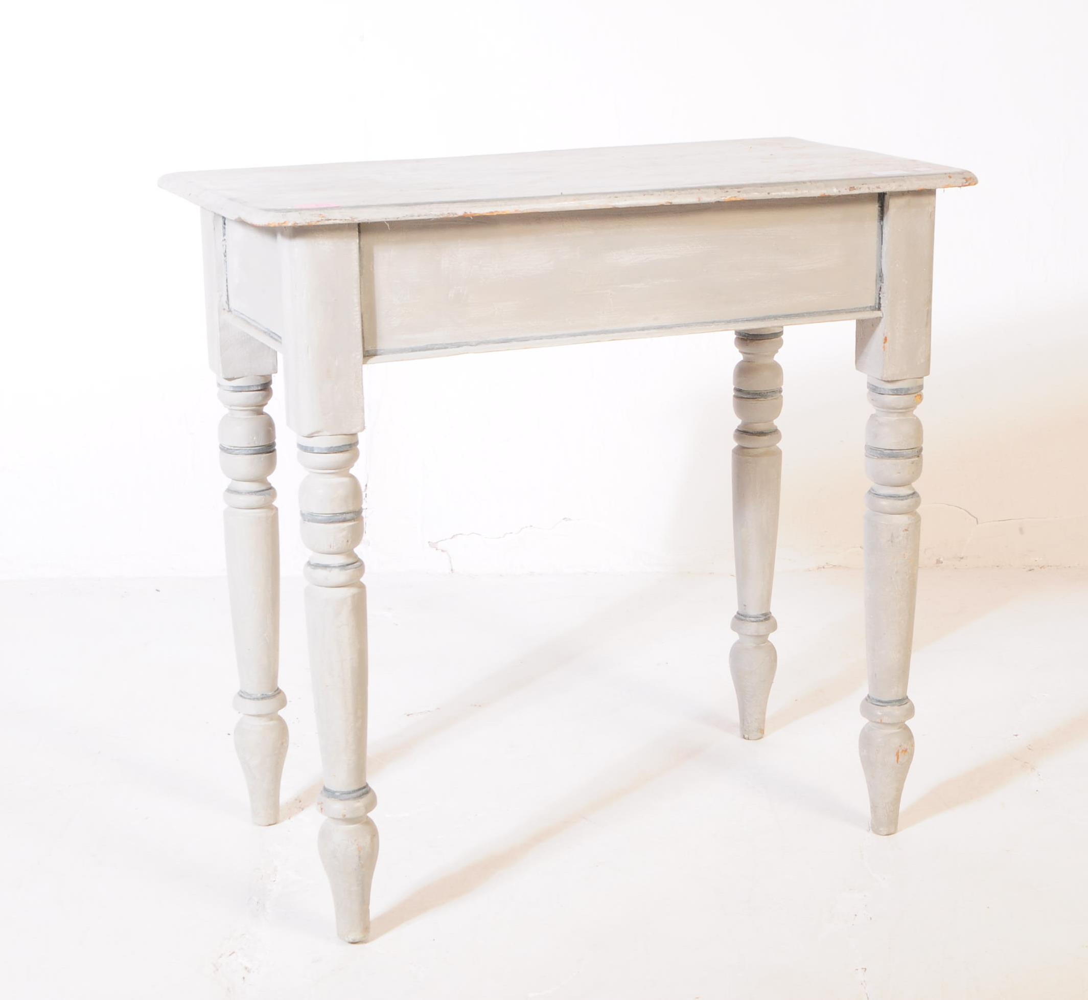 19TH CENTURY VICTORIAN PAINTED SIDE TABLE