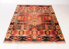 CONTEMPORARY PERSIAN ISLAMIC KILIM CARPET FLOOR RUG