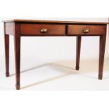 EDWARDIAN OAK WOOD WRITING DESK