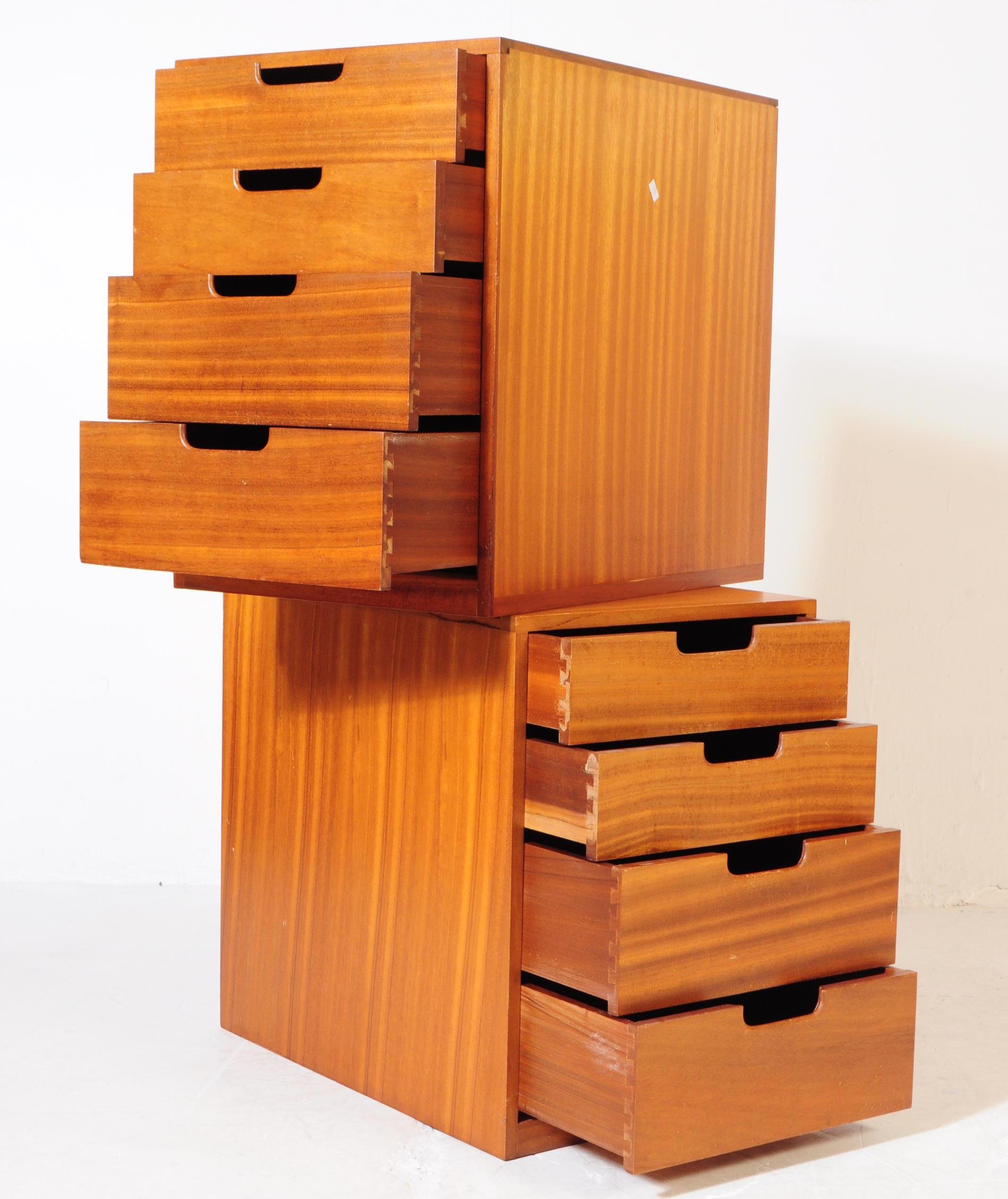 BRITISH MODERN DESIGN - PAIR OF BEDSIDE CHEST OF DRAWERS - Image 2 of 5