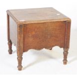 19TH CENTURY VICTORIAN SEATED COMMODE