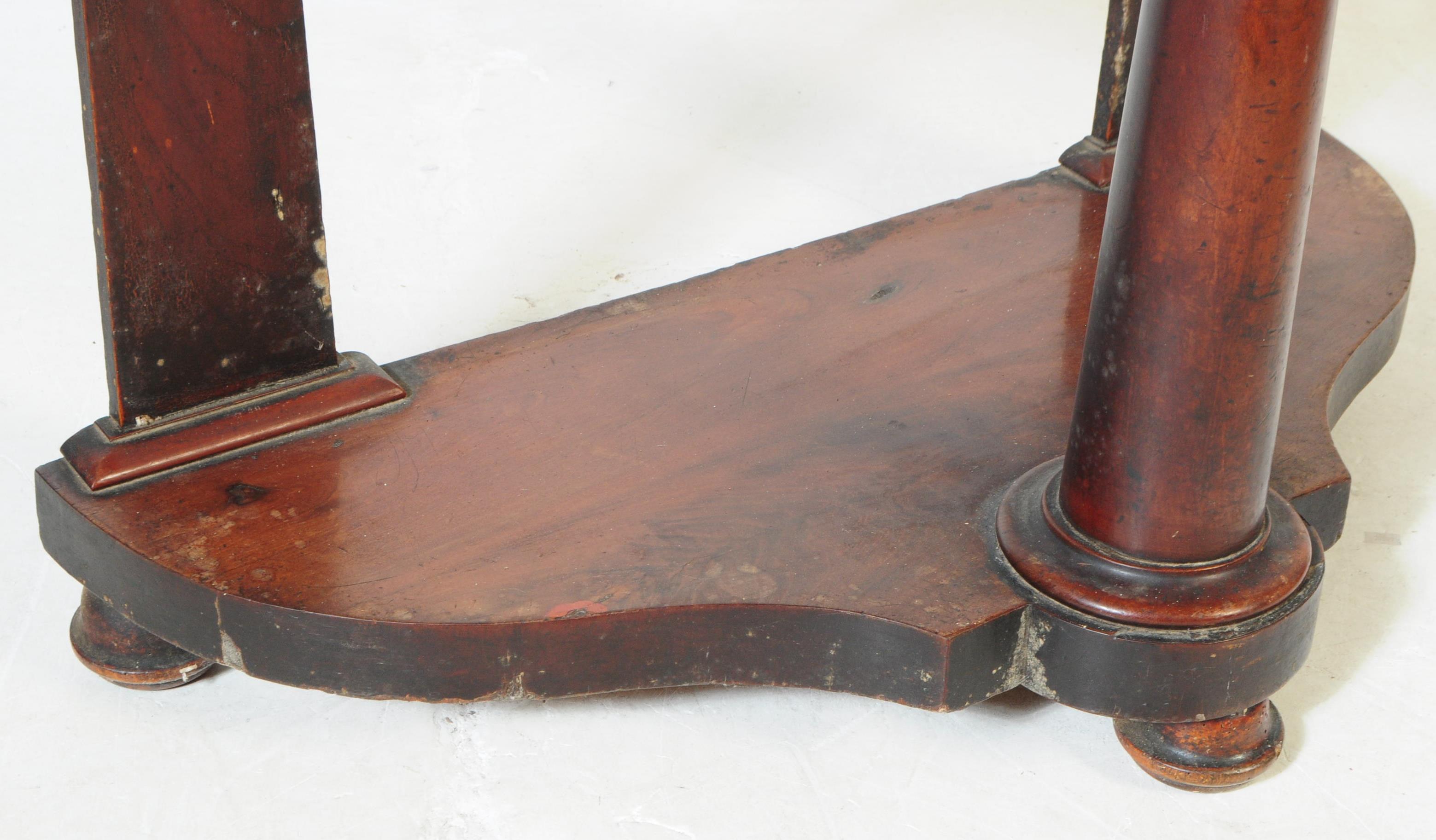 VICTORIAN 19TH CENTURY DUCHESS MAHOGANY HALL TABLE - Image 4 of 5