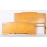 1930S BIRDSEYE MAPLE VENEER BED ENDS