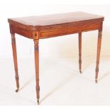 LATE 18TH CENTURY MAHOGANY FOLDING GAMES TABLE