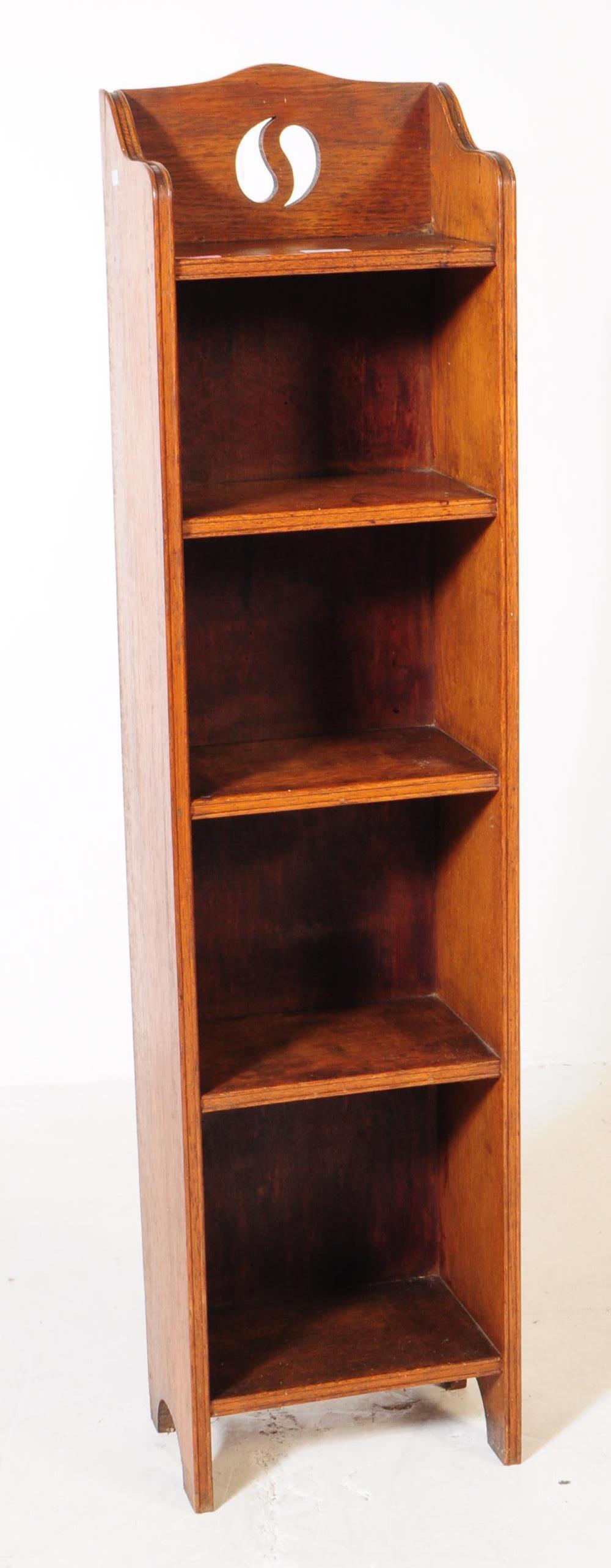 LIBERTY MANNER - MID CENTURY OAK WOOD LIBRARY BOOKCASE