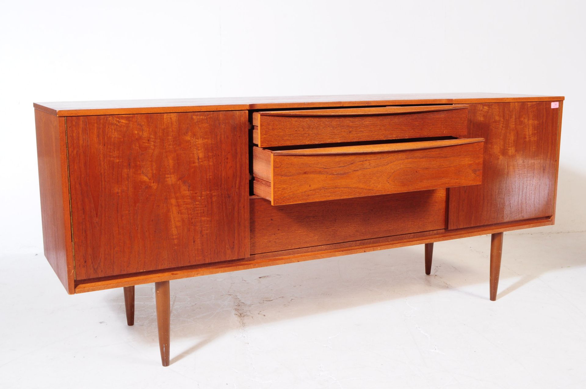 BRITISH MODERN DESIGN - MID CENTURY TEAK SIDEBOARD - Image 2 of 4