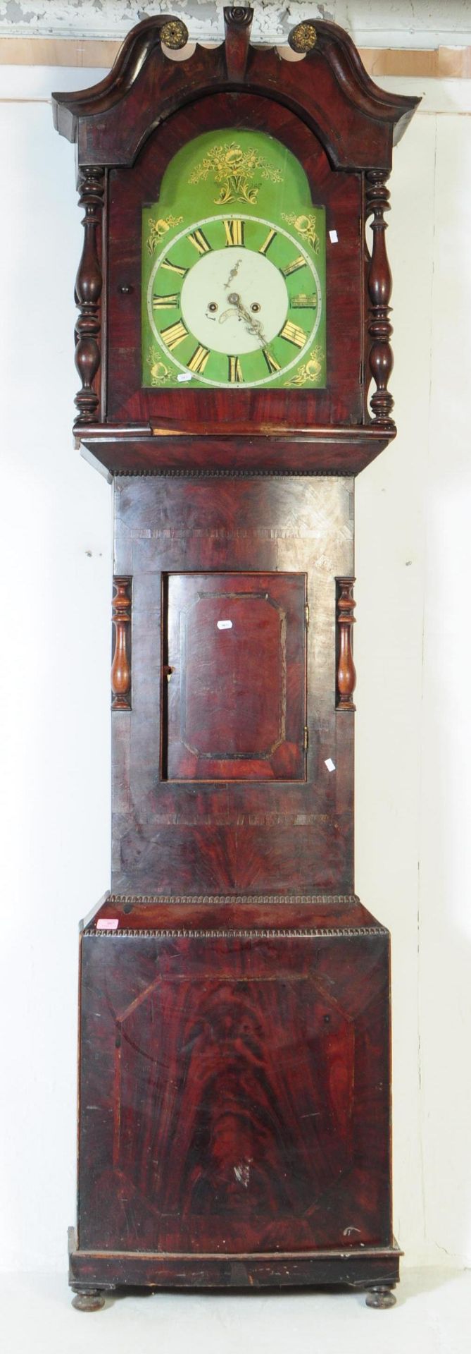 VICTORIAN MAHOGANY LONGCASE GRANDFATHER CLOCK