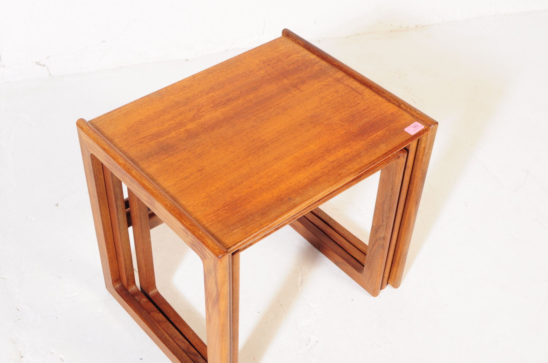 KEITH EATWELL - MID CENTURY TEAK NEST OF TABLES - Image 2 of 5