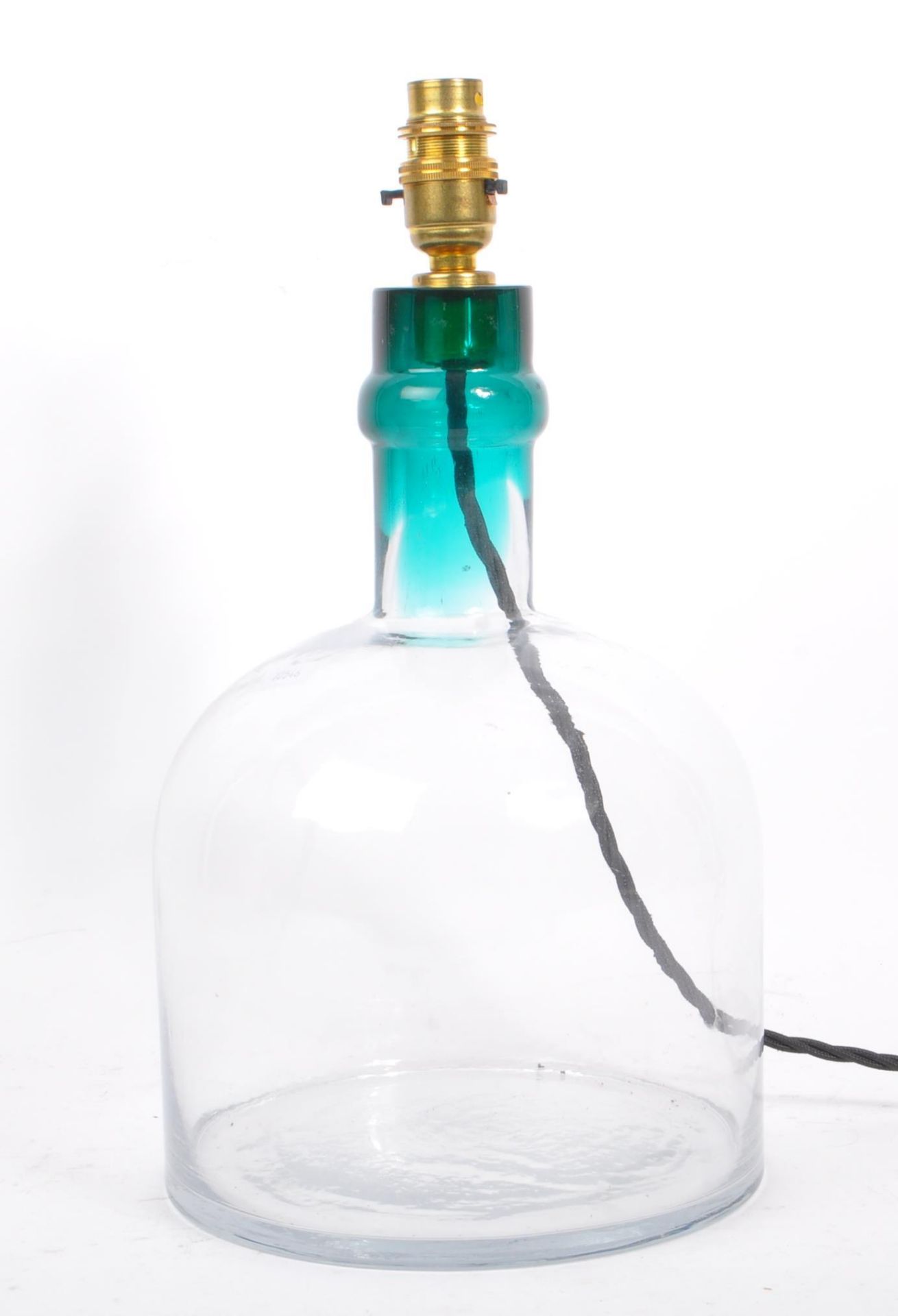 CONTEMPORARY CERISE BLUECONVERTED BOTTLE TABLE LAMP LIGHT