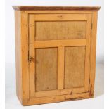 VICTORIAN 19TH CENTURY PITCH PINE KITCHEN CUPBOARD