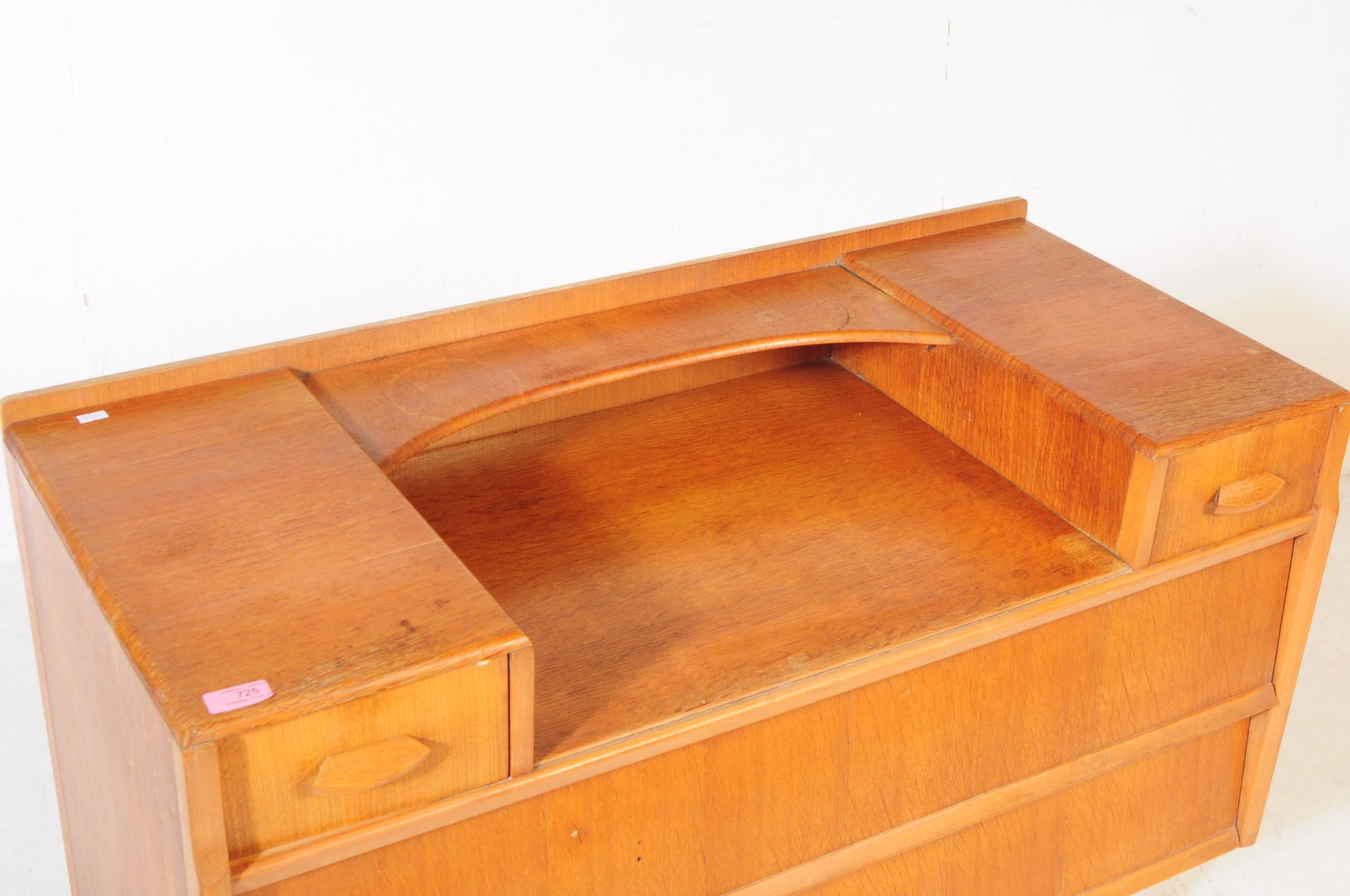 BRITISH MODERN DESIGN - MID CENTURY LIGHT OAK CHEST OF DRAWERS - Image 2 of 6