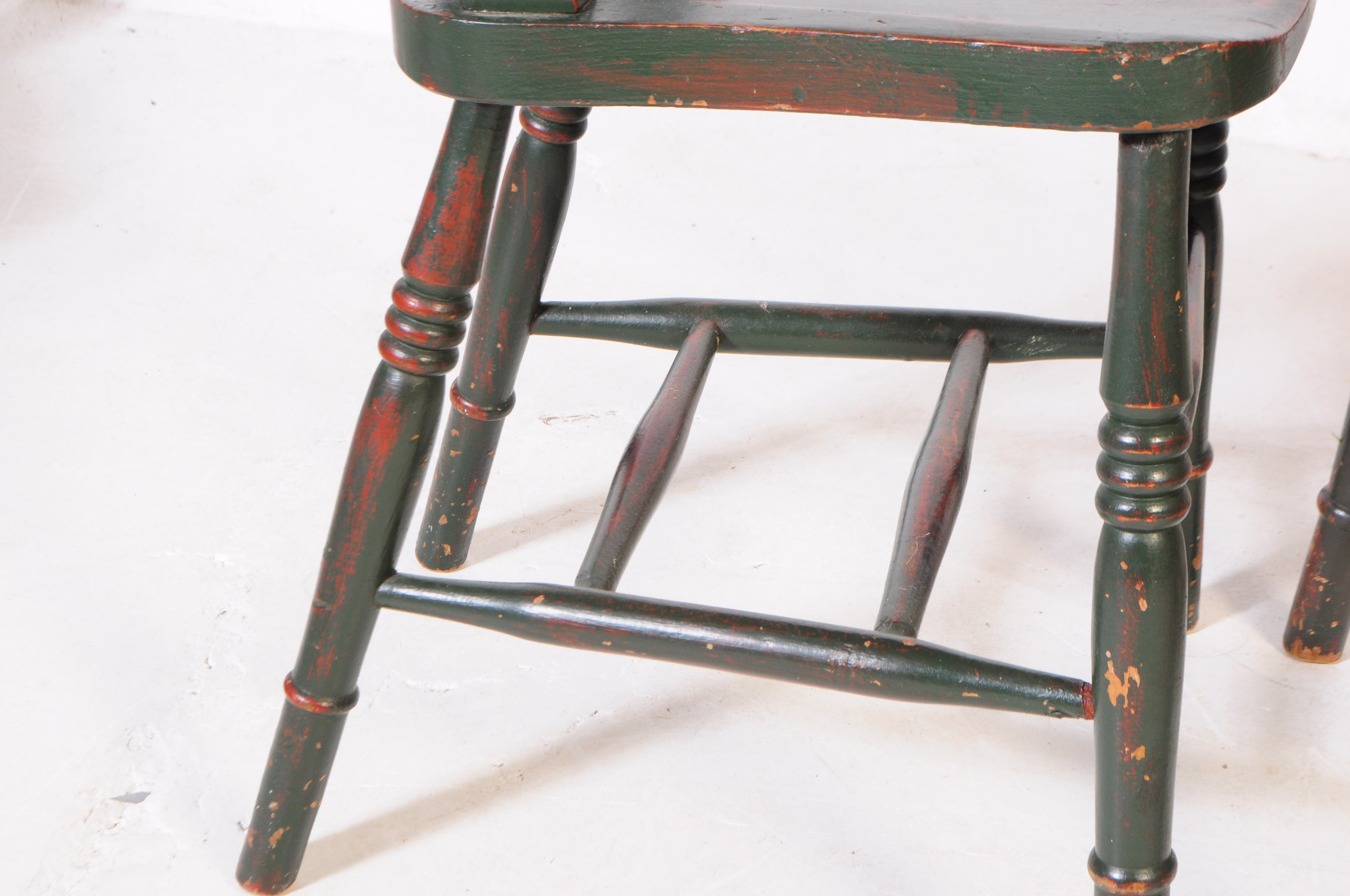 SET OF SIX VICTORIAN 19TH CENTURY BEECH & ELM DINING CHAIRS - Image 5 of 5