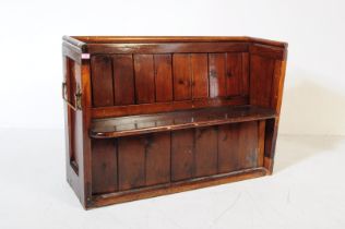 19TH CENTURY VICTORIAN OAK CHURCH PEW