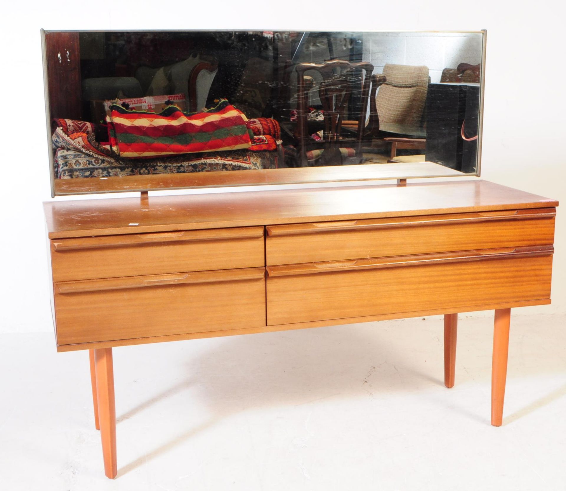 AVALON - MID 20TH CENTURY TEAK VENEERED DRESSING TABLE